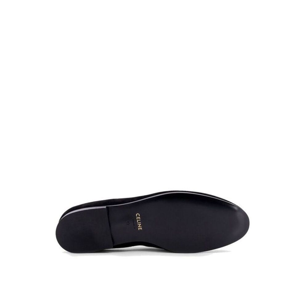 Celine Black Calfskin Slip-On Men's Loafers - Picture 4 of 4